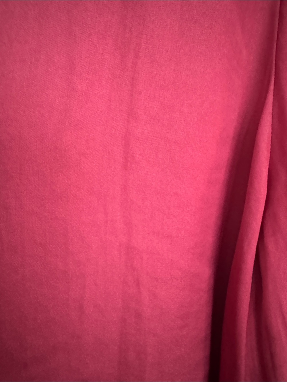 Maison Jules Raspberry Button-Front V-Neck Blouse - Picture 7 of 8